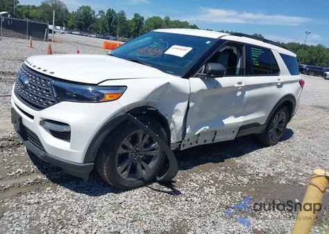 2021 Ford Explorer Xlt z USA, uszkodzony, nr VIN 1FMSK7DH3MGC48294